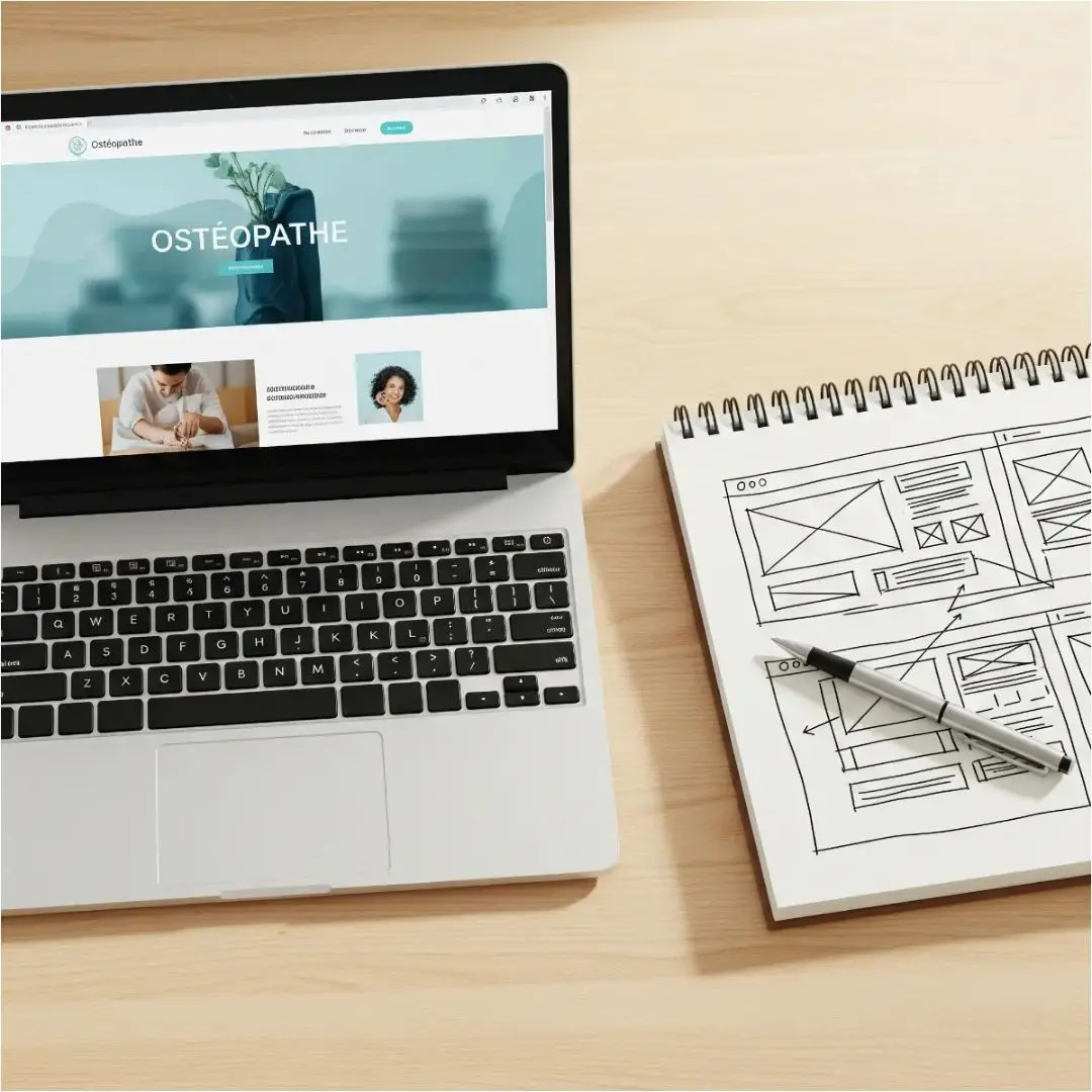 Planification de la structure d'un site web pour ostéopathe